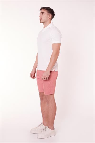 Erkek Modal Karşımlı Chino Slim Fit Şort Mercan