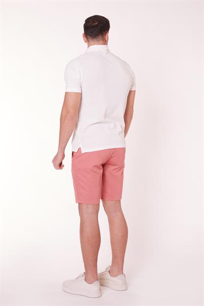 Erkek Modal Karşımlı Chino Slim Fit Şort Mercan