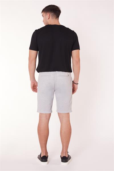 Erkek Yandan Cepli Beli Bağcıklı Jogger Gri Şort