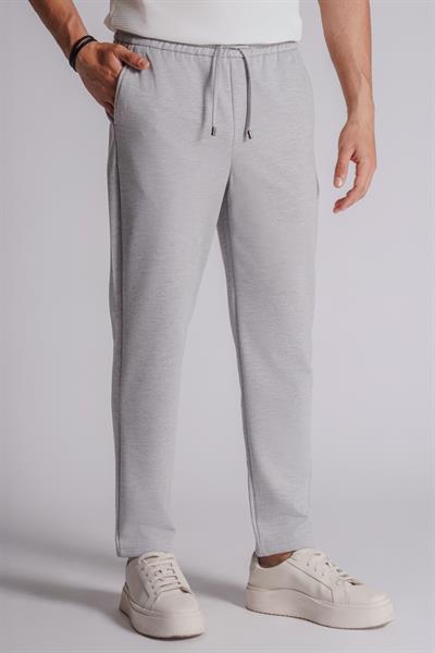Erkek Yandan Cepli Beli Lastikli Relaxed Fit Jogger Pantolon Lacivert