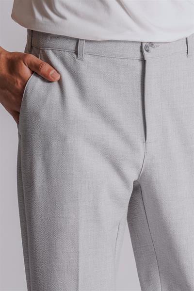 Erkek Yandan Cepli Klasik Bel Regular Fit Chino Pantolon Gri