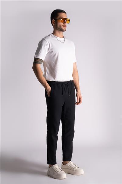 Удобные хлопково-льняные брюки-джоггеры