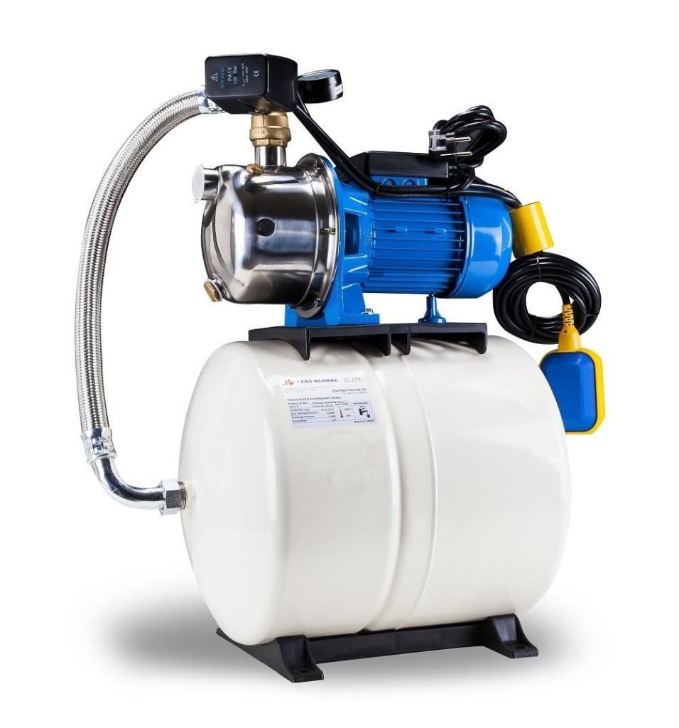 Etna Jet İnox 100-50 Kendinden Emişli  Çelik Jet Pompali Paket WS  Hidrofor