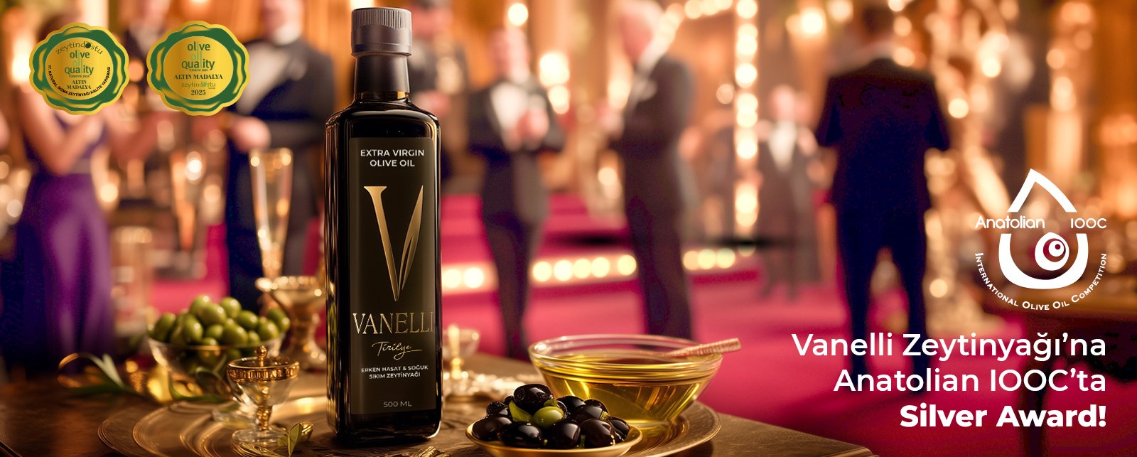 Vanelli Zeytinyağı’na Uluslararası Yarışmada Gümüş Ödül