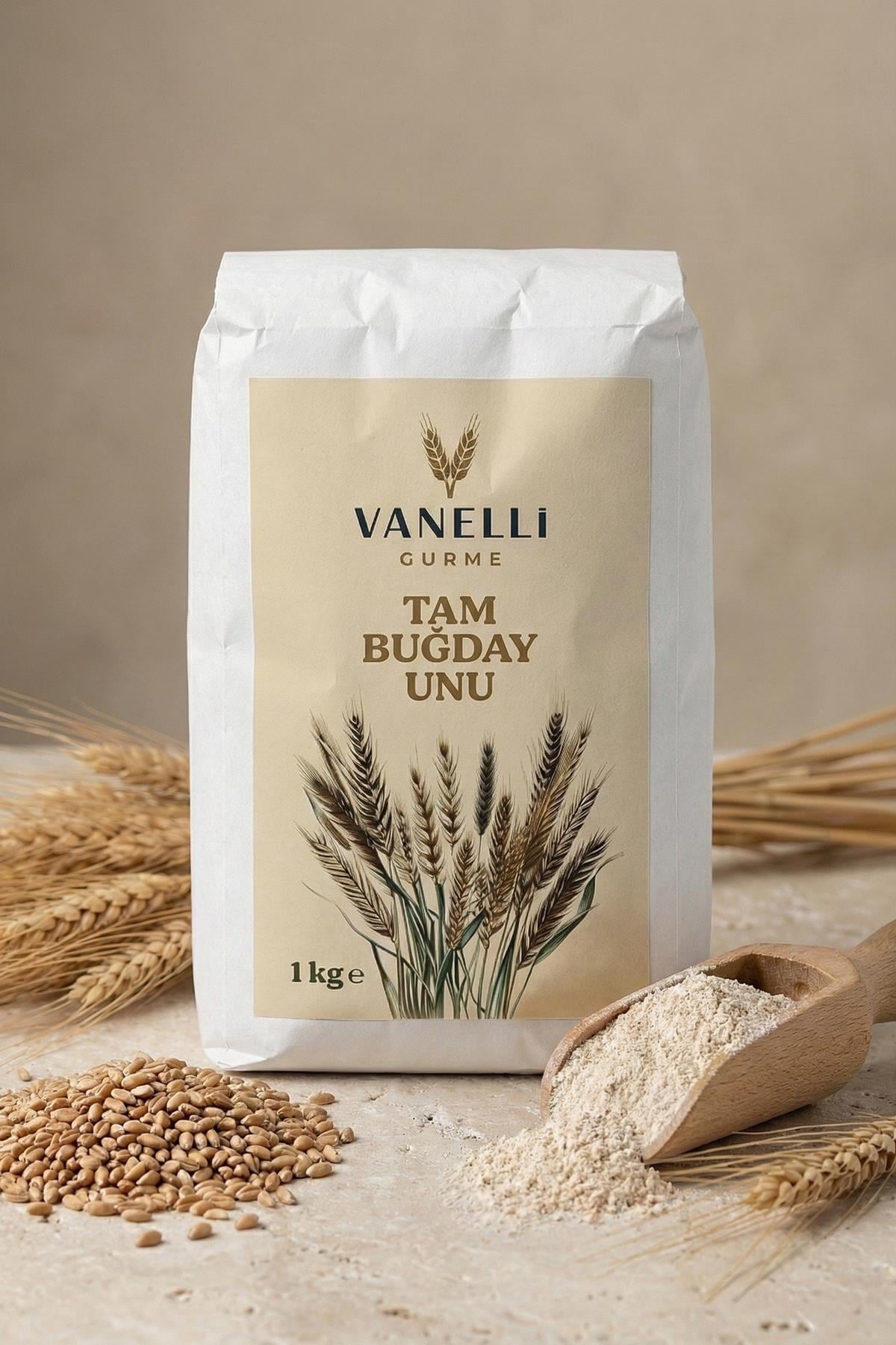 Vanelli Gurme Tam Buğday Un 1 Kg