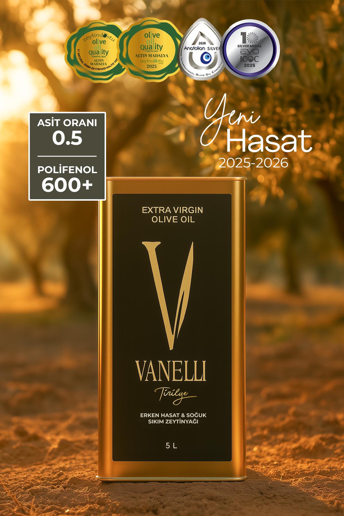 Yeni Hasat Soğuk Sıkım Zeytinyağı 5 lt