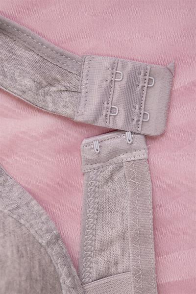 Basic Serisi Hafif Model Günlük Gri Sütyen