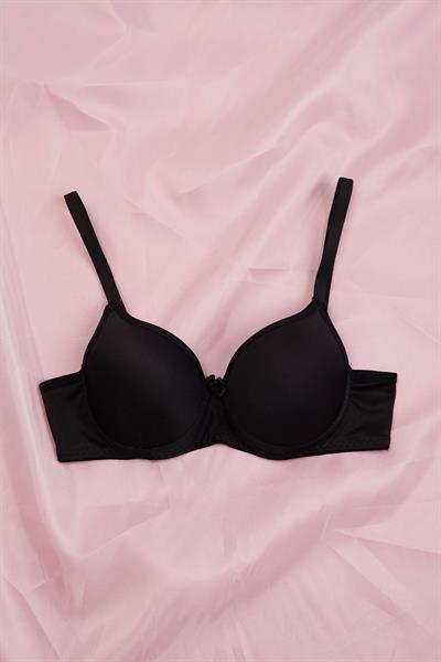 Basic Serisi Hafif Model Günlük Siyah Sütyen