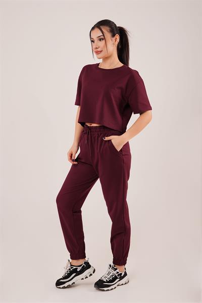 Basic Spor Bordo İkili Takım