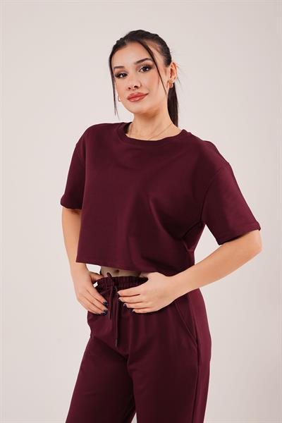 Basic Spor Bordo İkili Takım