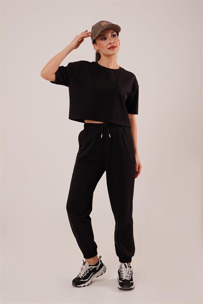 Basic Spor Siyah İkili Takım