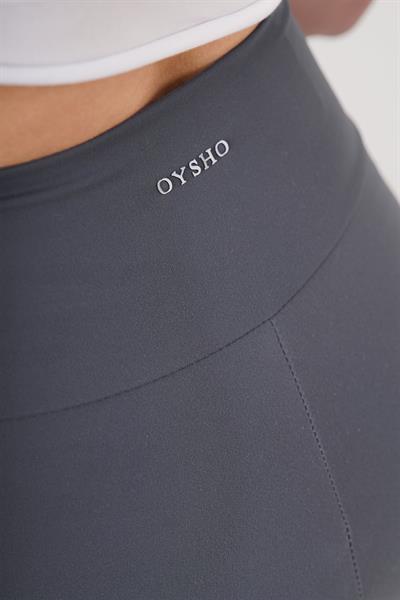 Basic Vücudu Saran Antrasit Spor Tayt