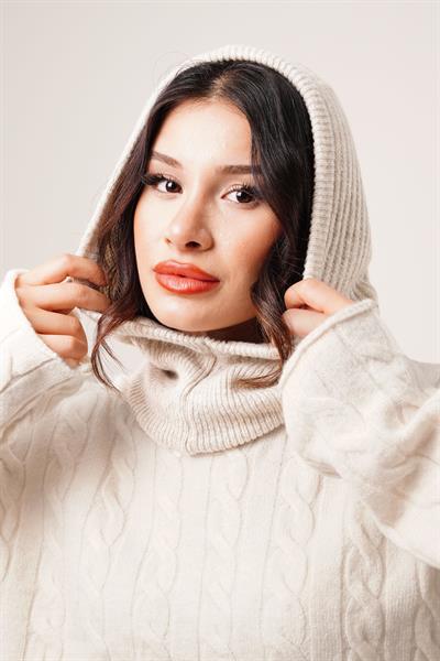 Balaklava Model Taş Triko  Bere