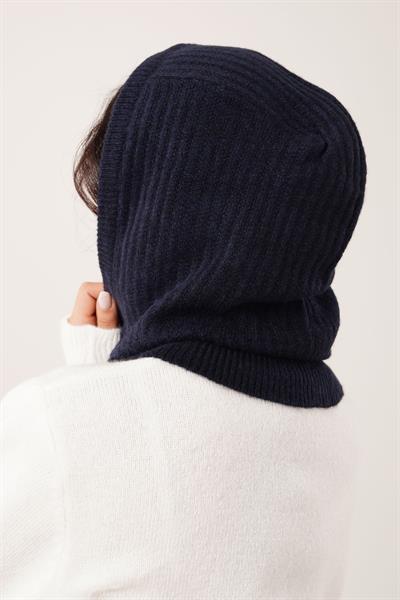 Balaklava Model Triko Lacivert Bere
