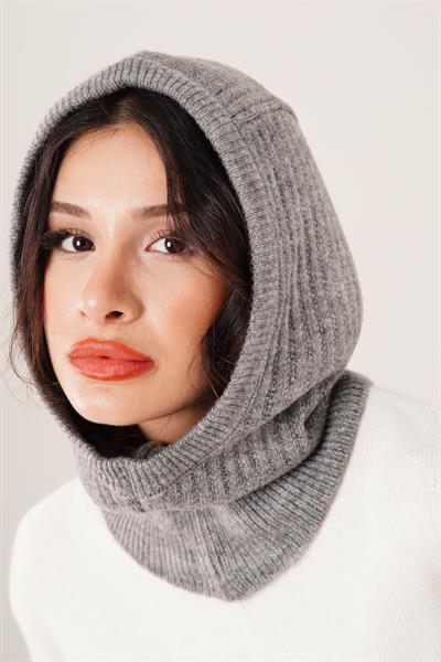 Balaklava Model Triko Antrasit Bere