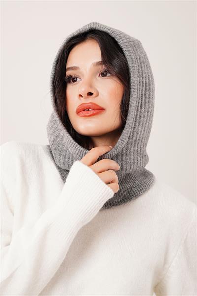 Balaklava Model Triko Antrasit Bere