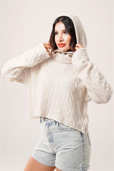 Balaklava Model Taş Triko  Bere