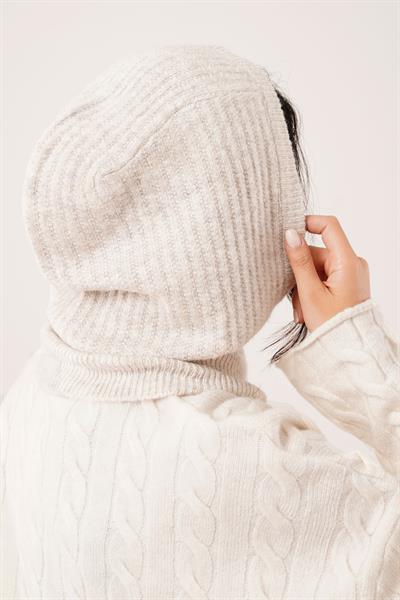 Balaklava Model Taş Triko  Bere