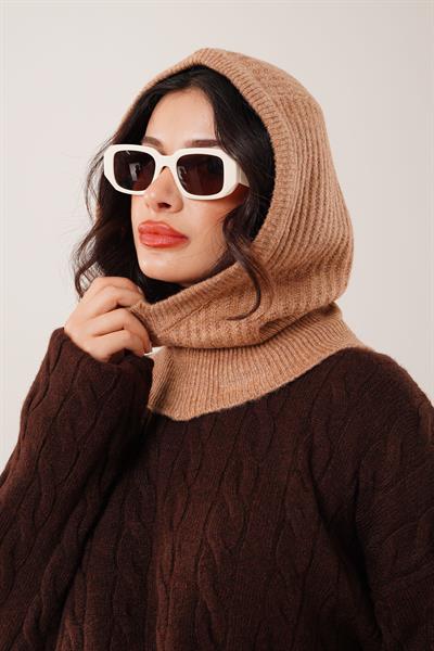 Balaklava Model Triko Camel Bere