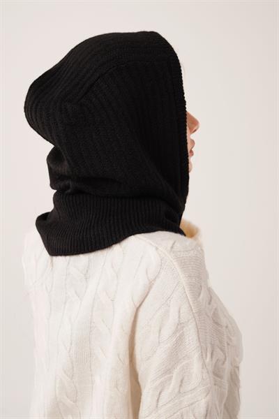 Balaklava Model Triko Siyah Bere