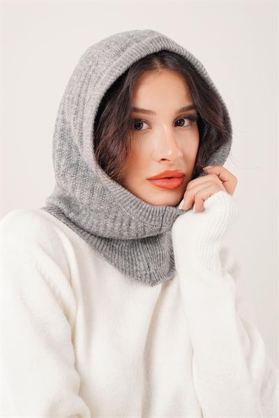 Balaklava Model Triko Antrasit Bere