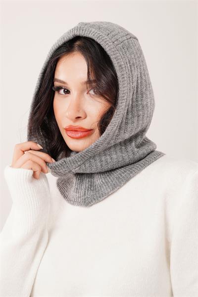Balaklava Model Triko Antrasit Bere