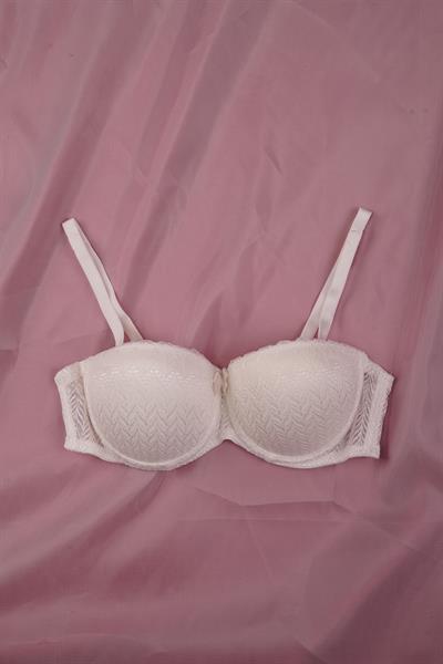 Blossom Serisi Dantelli Ekru Sütyen Takımı