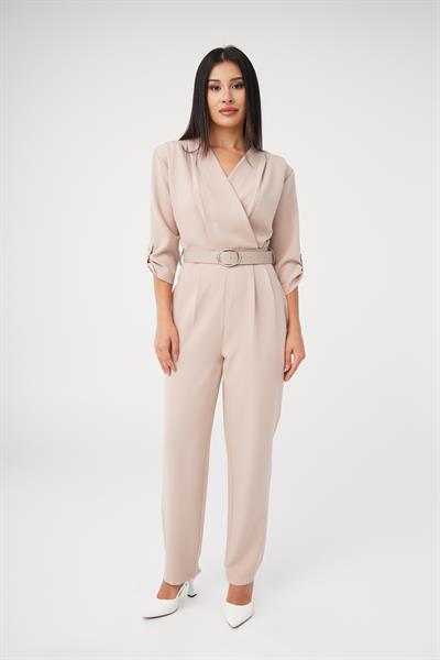 Casual Kemerli Bej Tulum