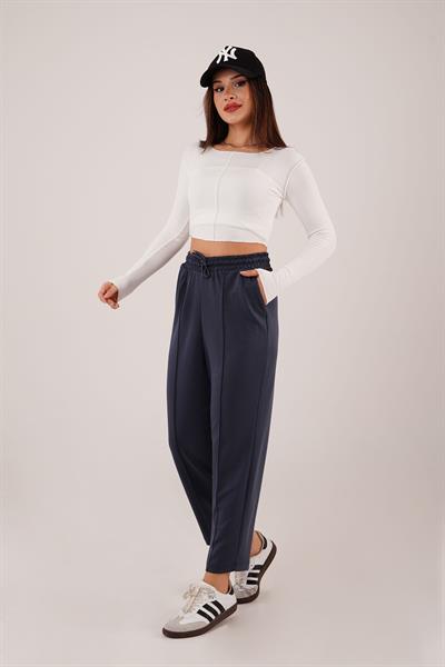 Dikiş Detaylı Antrasit Modal Jogger Eşofman