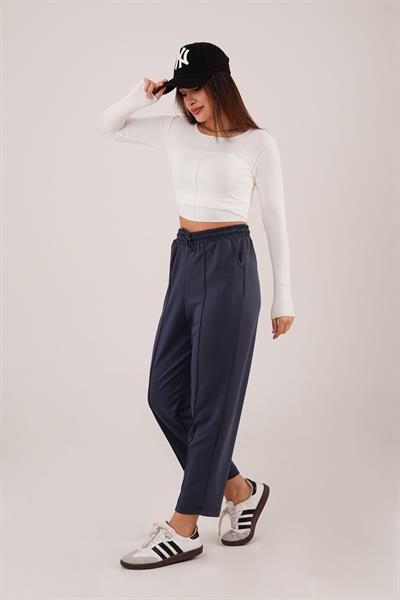 Dikiş Detaylı Antrasit Modal Jogger Eşofman