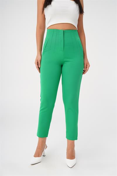 Dikiş Detaylı Havuç Kesim Benetton Pantolon