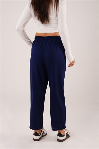 Dikiş Detaylı Lacivert Modal Jogger Eşofman