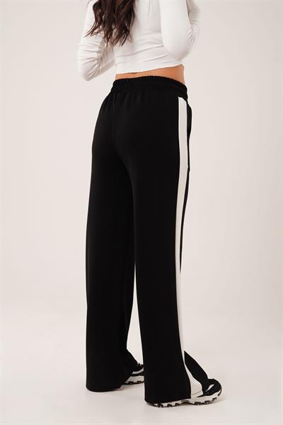 Garnili Premium Kumaş Siyah Eşofman Altı