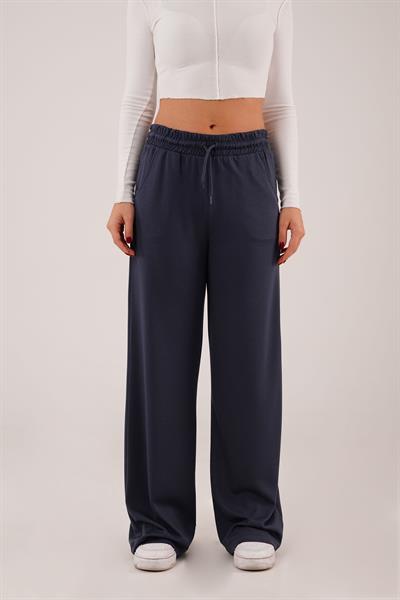 Geniş Paça Oysh Modal Antrasit Eşofman Pantolon