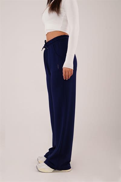 Geniş Paça Oysh Modal Lacivert Eşofman Pantolon