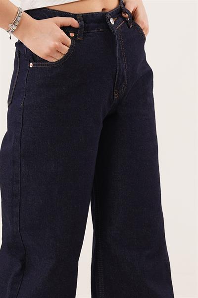 Geniş Paça Palazzo Jean Pantolon