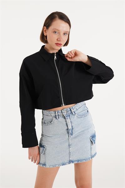 Kargo Cep Mini Kot Etek