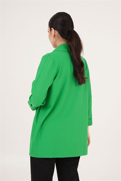 Kol Katlama Dikiş Detaylı Benetton Yazlık Blazer Ceket	