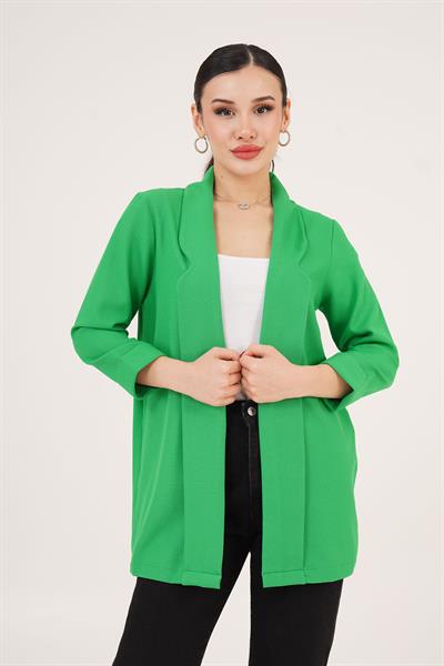 Kol Katlama Dikiş Detaylı Benetton Yazlık Blazer Ceket	