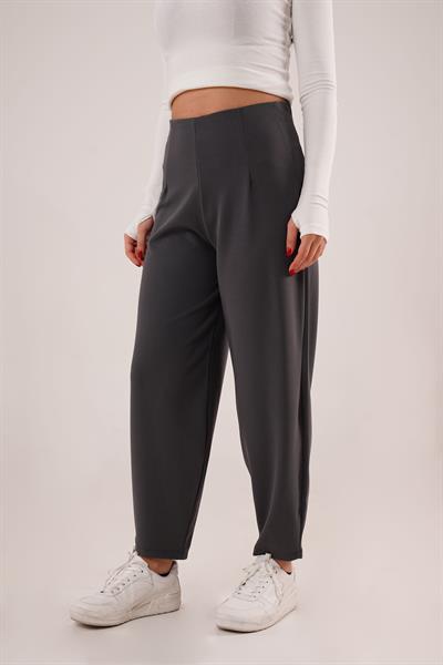 Örme Krep Antrasit Pantolon