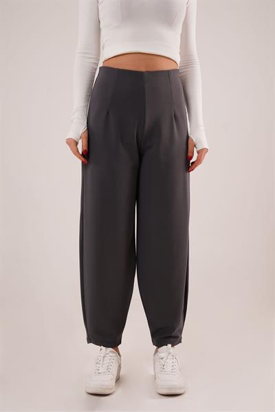 Örme Krep Antrasit Pantolon