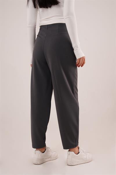 Örme Krep Antrasit Pantolon