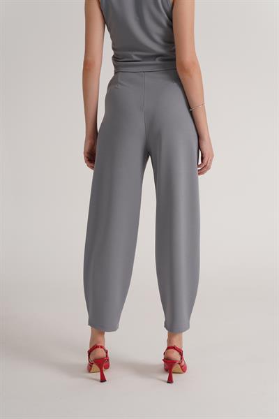 Örme Krep Gri Pantolon