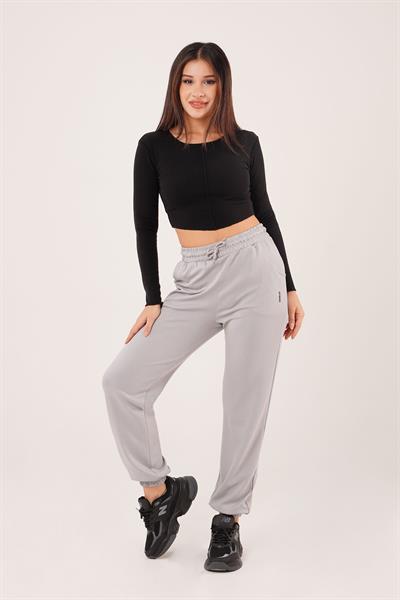 Oys Model Bileği Lastikli Gri Eşofman