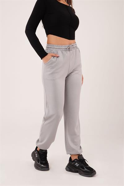 Oys Model Bileği Lastikli Gri Eşofman