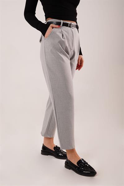 Pensli Bilek Boy Gri Pantolon