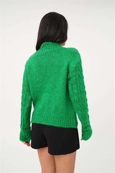 Sarmal Örgü Model Benetton Triko Kazak