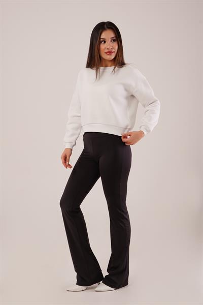 Yüksek Bel Siyah Yürüyüş ve Pilates Taytı