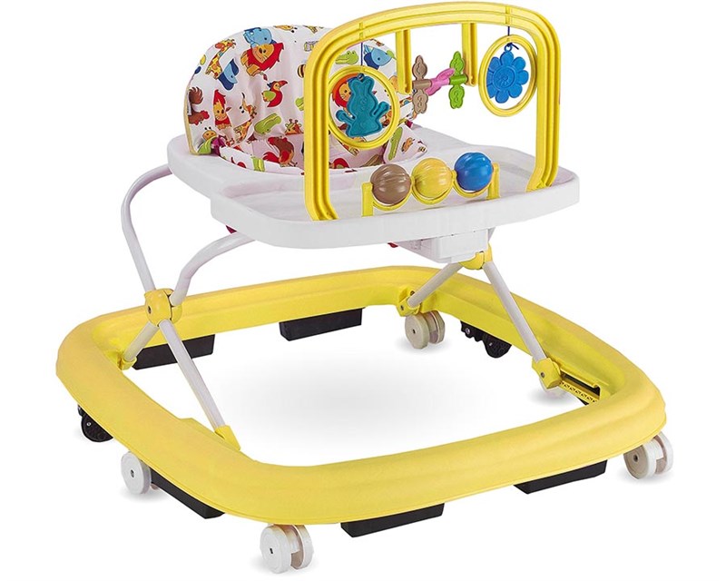 Babyhope 203 Ayarlı Sarı Yürüteç