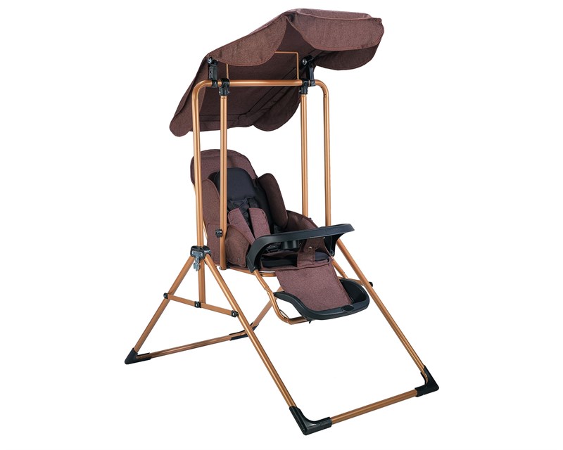 Babyhope 804 Lüks Yatarlı Salıncak Kahve